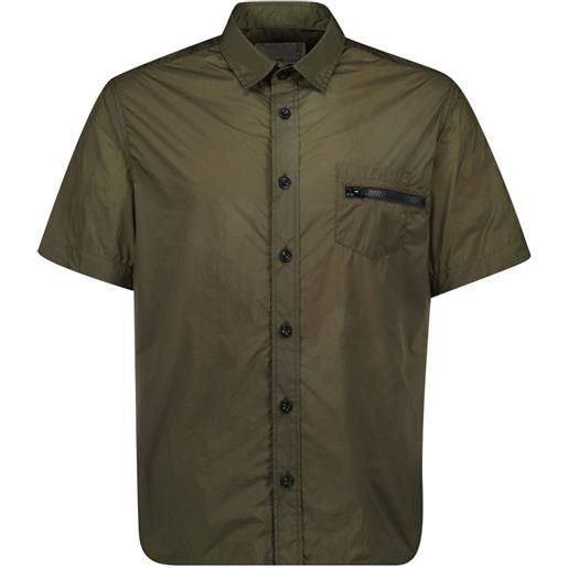 sacai camicia a maniche corte - verde