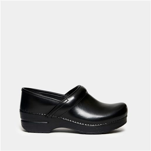 Dansko zoccolo professional in pelle lucida nera