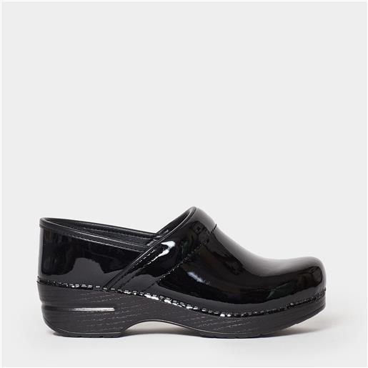 Dansko classico zoccolo Dansko in pelle vernice nera