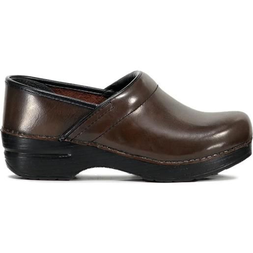 Dansko classico zoccolo Dansko in pelle cabrio hickory marrone
