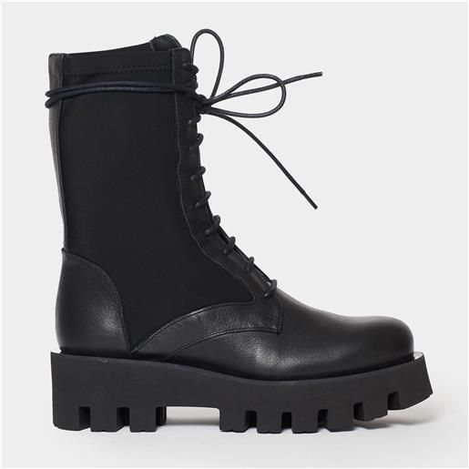 Paloma Barcelo stivale legato tipo anfibio