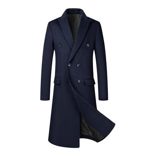 Moda Uomo Cappotto Uomo Invernale Evoga Soprabito Doppiopetto