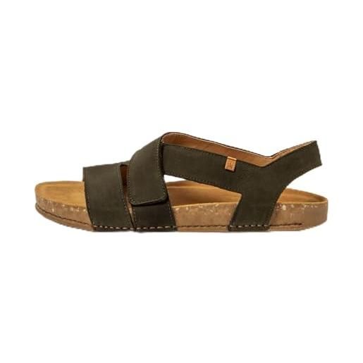 El Naturalista n5799 balance, sandali piatti unisex adulto, honey, 38 eu larghezza