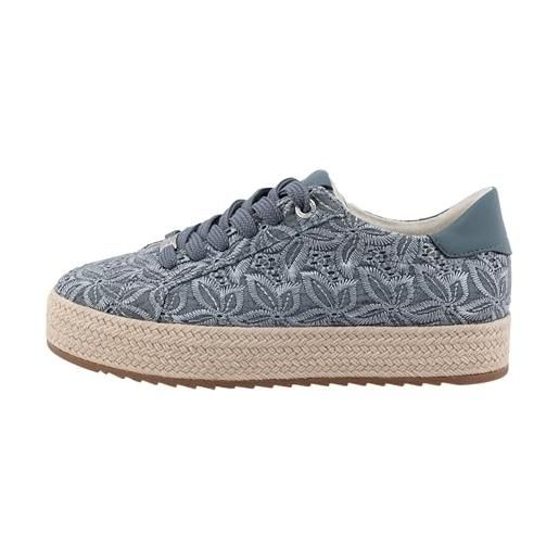 Scarpe Terapeutiche Per Diabetici Da Donna Scarpe Da Corsa Scarpe Alluce Valgo Piedi Gonfi, Scarpe Da Ginnastica Leggere E Traspiranti Antiscivolo Scarpe Ortopediche Per Artrite Edema,Blue-36 EU