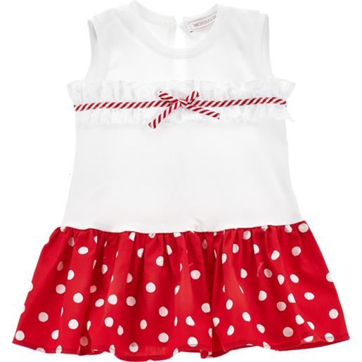 Monnalisa abito cotone organico vita bassa