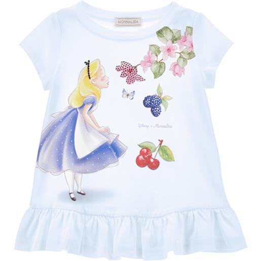 Monnalisa maxi t-shirt alice con gala