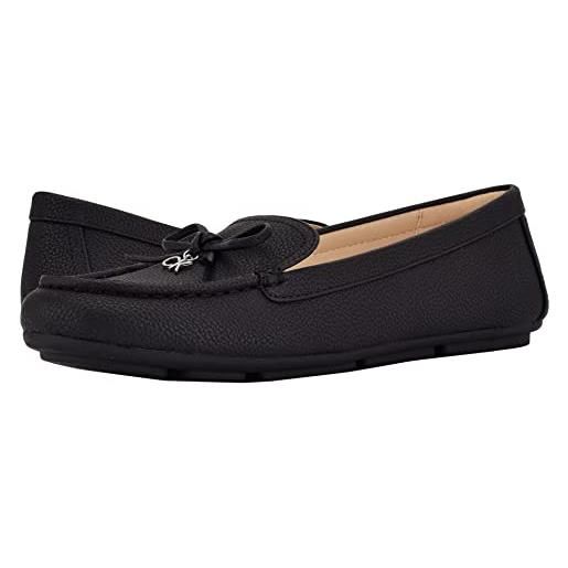 Calvin Klein mocassini linca da donna, nero, 40 eu