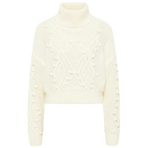 NALLY dolcevita lavorato a maglia, bianco, xl/xxl donna