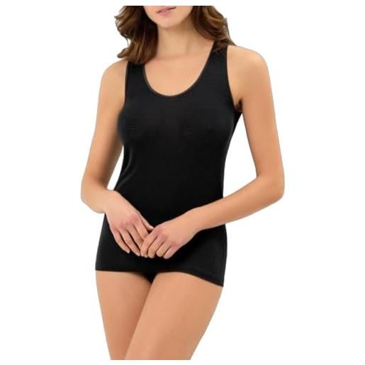 Canotta Intima Donna 100% Cotone Mercerizzato - Spalla Larga, Liscia, Confezione 3-6 Pezzi, Taglie S-3XL - Foto 11