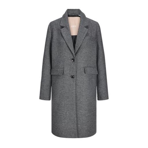 JJXX jxemma mid coat otw cappotto, black/detail: structure, s donna