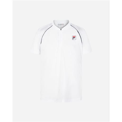 Fila court line m - polo tennis - uomo - bianco