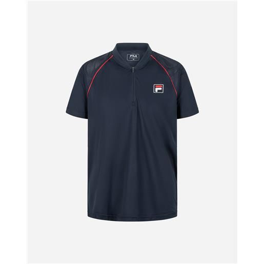 Fila court line m - polo tennis - uomo - blu