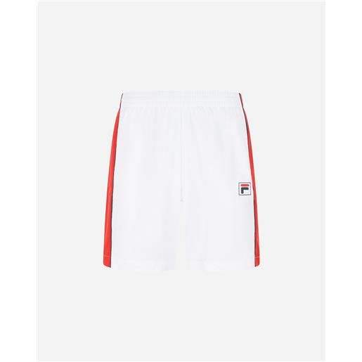 Fila match line m - pantaloncini tennis - uomo - bianco