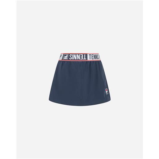 Fila match line jr - pantalone tennis - blu