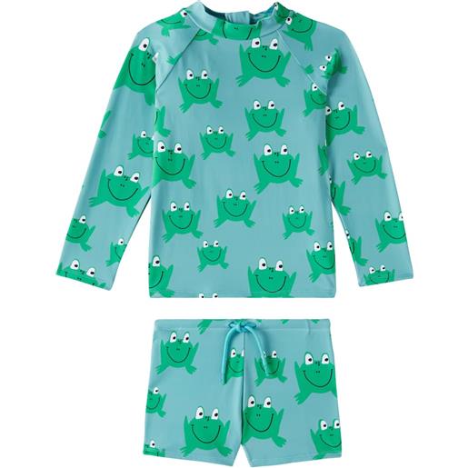 Stella McCartney Kids top e costume da bagno anti-uv frog