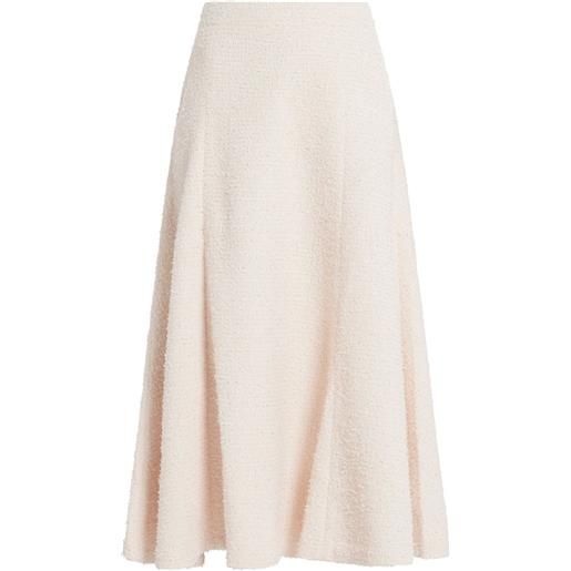 Anna Quan gonna midi in tweed - rosa