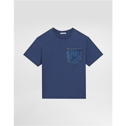 Dolce & Gabbana t-shirt in jersey con tasca