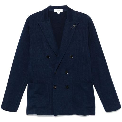 Lardini blazer doppiopetto - blu