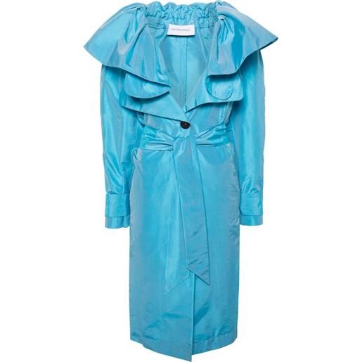 Viktor & Rolf trench con cintura - blu