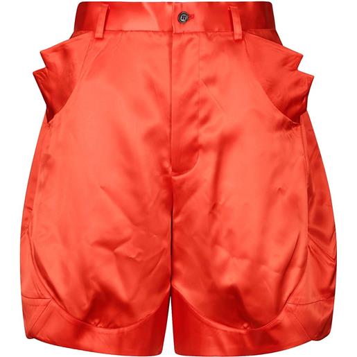 Noir Kei Ninomiya shorts con tasche - rosso