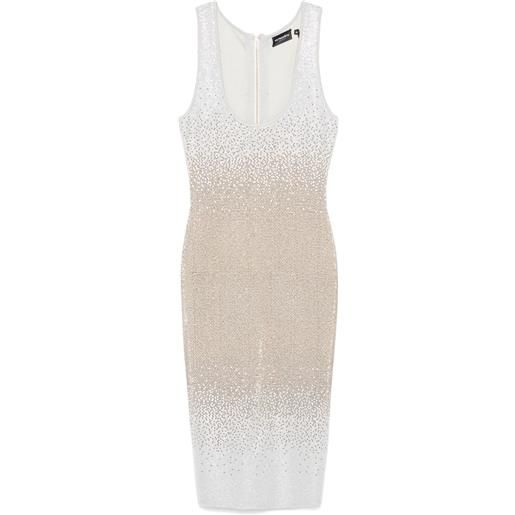 Retrofete abito midi essie - grigio