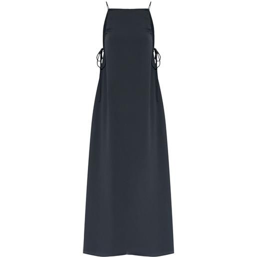 Emporio Armani abito lungo con spalline - blu