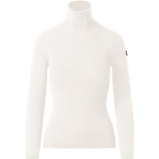 Fusalp maglione a collo alto - bianco