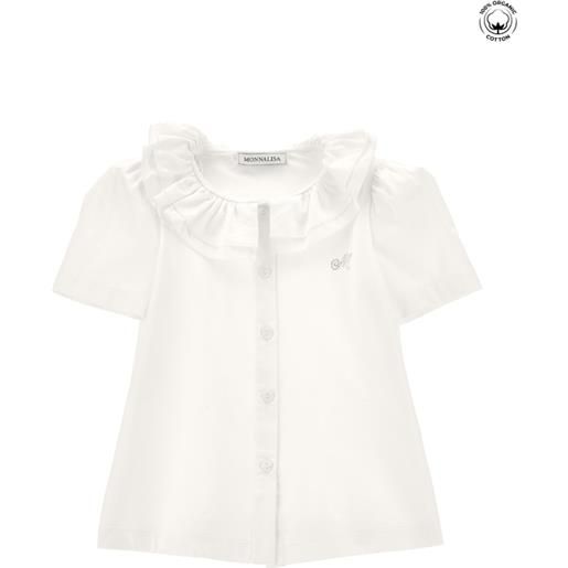 Monnalisa camicia jersey cotone patty