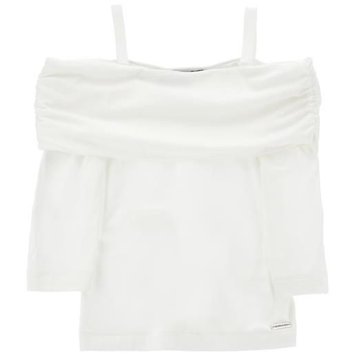 Monnalisa top spalle nude cotone