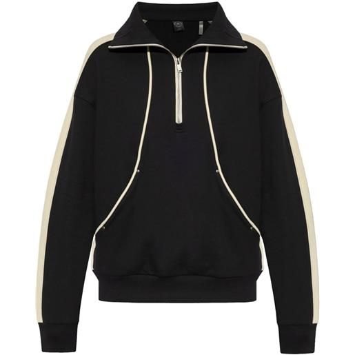 Moose Knuckles felpa con zip - nero
