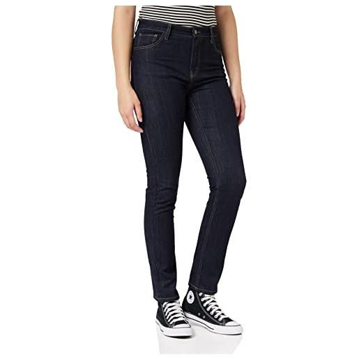 People Tree peopletree heather slim fit jeans, blu (dark blue (rinse) blue), 44 (taglia produttore: 12) donna