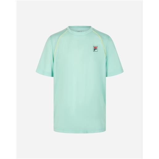 Fila court line m - t-shirt tennis - uomo - verde