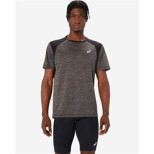 Asics road m - t-shirt running - uomo - nero