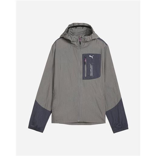 Puma seasons windcell w - short running - donna - grigio
