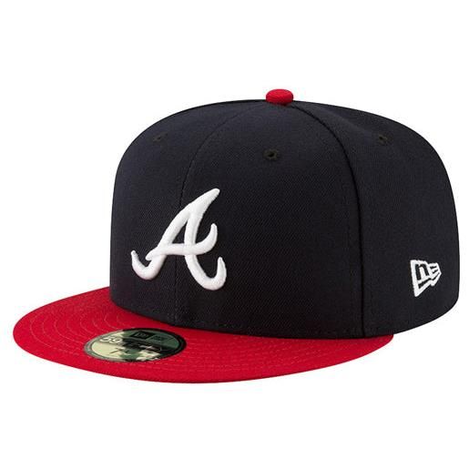 New Era cappellino 59fifty fitted atlanta braves ac perf home