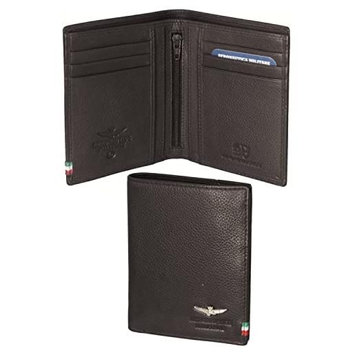 Vera Pelle Leas Portafogli Portafoglio Uomo Verticale Portafoglio