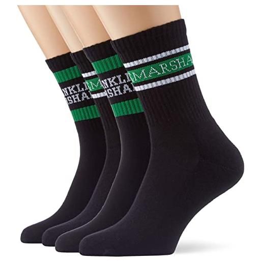 Franklin & Marshall calzini-c100867 black/dark green/white 39-42