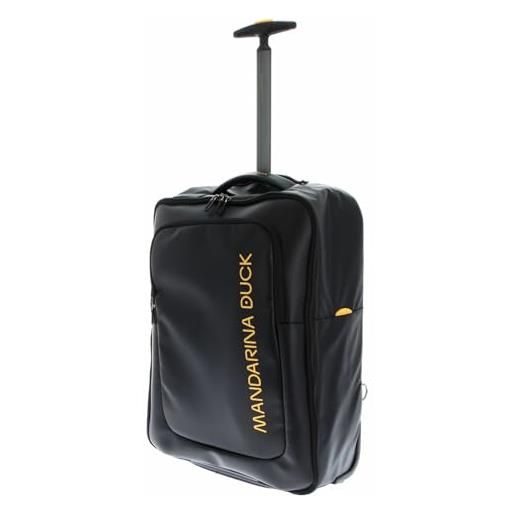 Mandarina Duck eco coated trolley backpack black