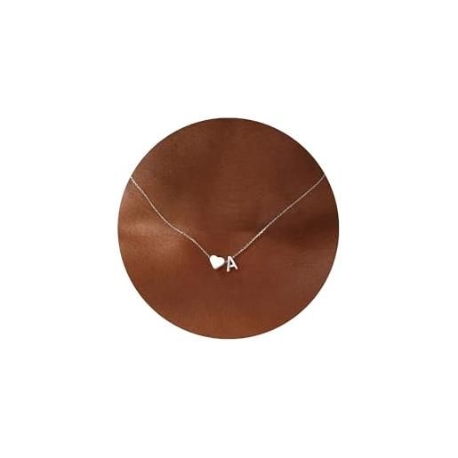 Collana Con Perla D'acqua Dolce 7mm E Iniziale R, In Argento 925 E Zirconi, Catena Regolabile 42+3 Cm, JO WISDOM - 3