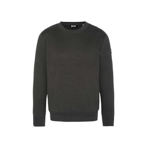 Schott NYC uomo plkern1 maglione pullover not applicable, black, small