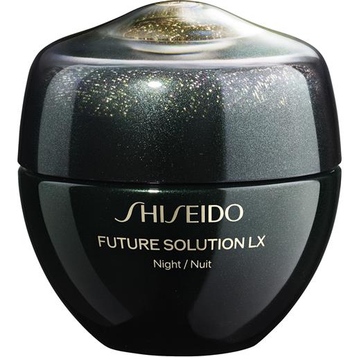 Shiseido future solution lx total regenerating night cream 50ml - tratt. Viso notte antirughe