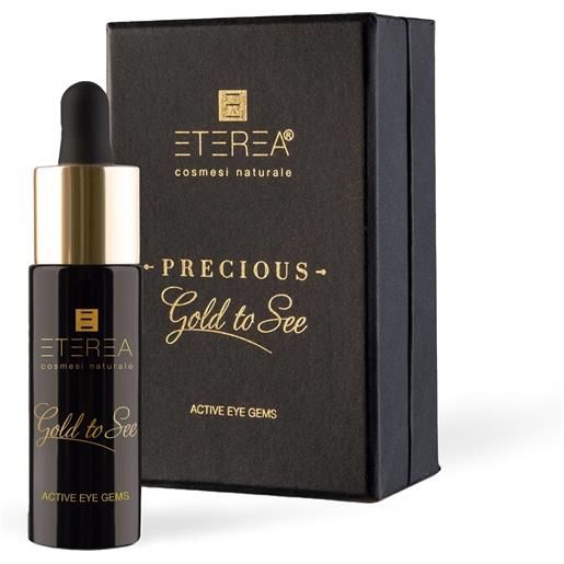 Eterea Cosmesi Naturale precious gold to see 10ml - contorno occhi antirughe
