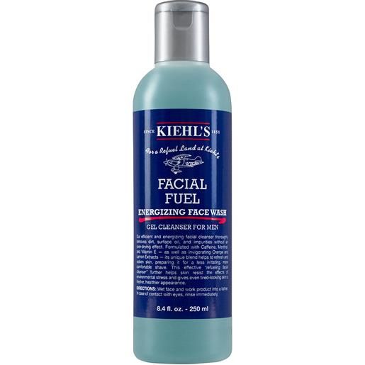 KIEHL'S detergenti & esfolianti viso facial fuel energizing face wash 250ml uomo - gel detergente viso