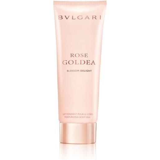 Bulgari rose goldea blossom delight body milk moisturizing 200ml - crema corpo