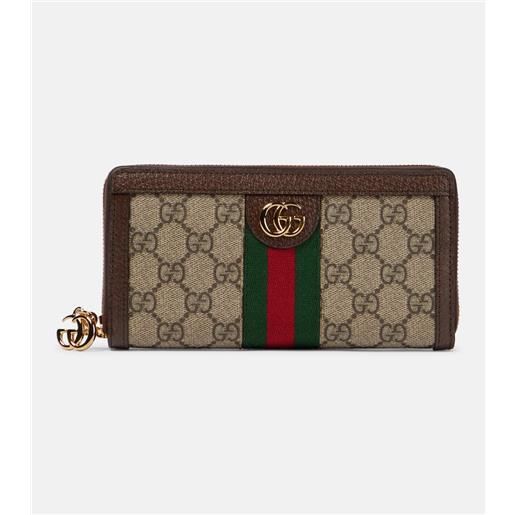 Gucci portafoglio ophidia in gg supreme e pelle