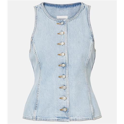 Magda Butrym gilet di jeans