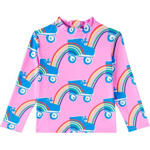 Stella McCartney Kids top anti-uv con stampa