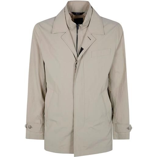 Fay cappotto morning - toni neutri