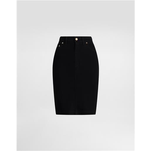 Dolce & Gabbana gonna midi in denim