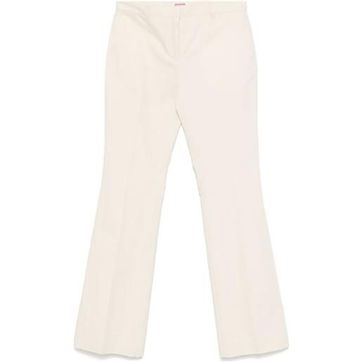 Kenzo pantaloni svasati in cotone - toni neutri